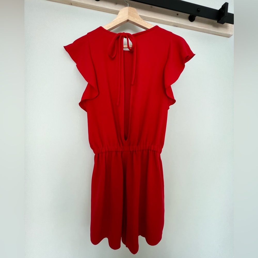 Aritzia flutter sleeve romper